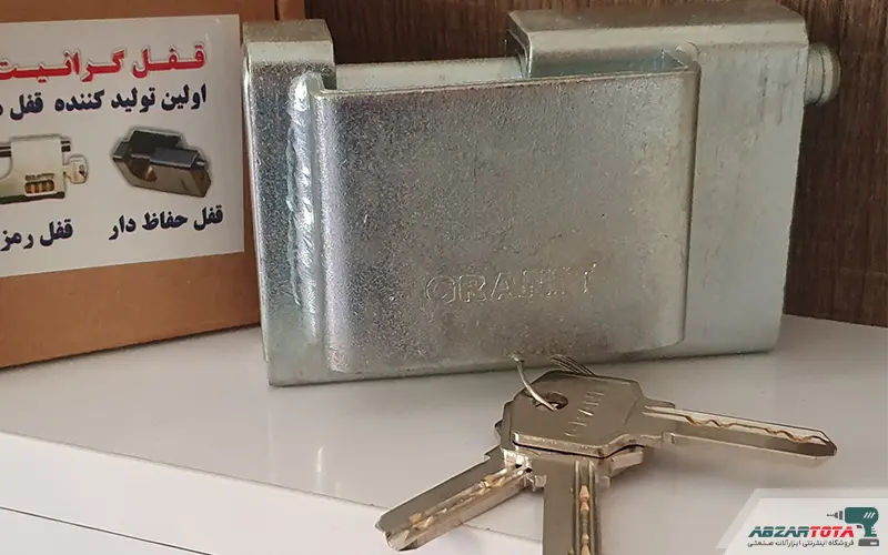قفل کتابی ضد سرقت گرانیت مدل ۱۰۰